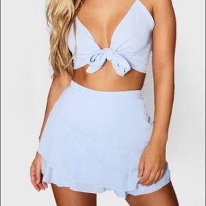 Boohoo Two piece Skort Set